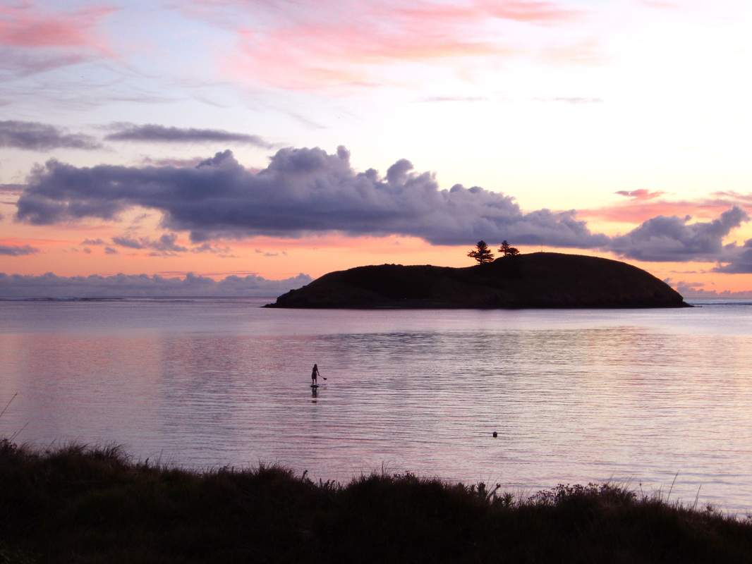 paddle-board